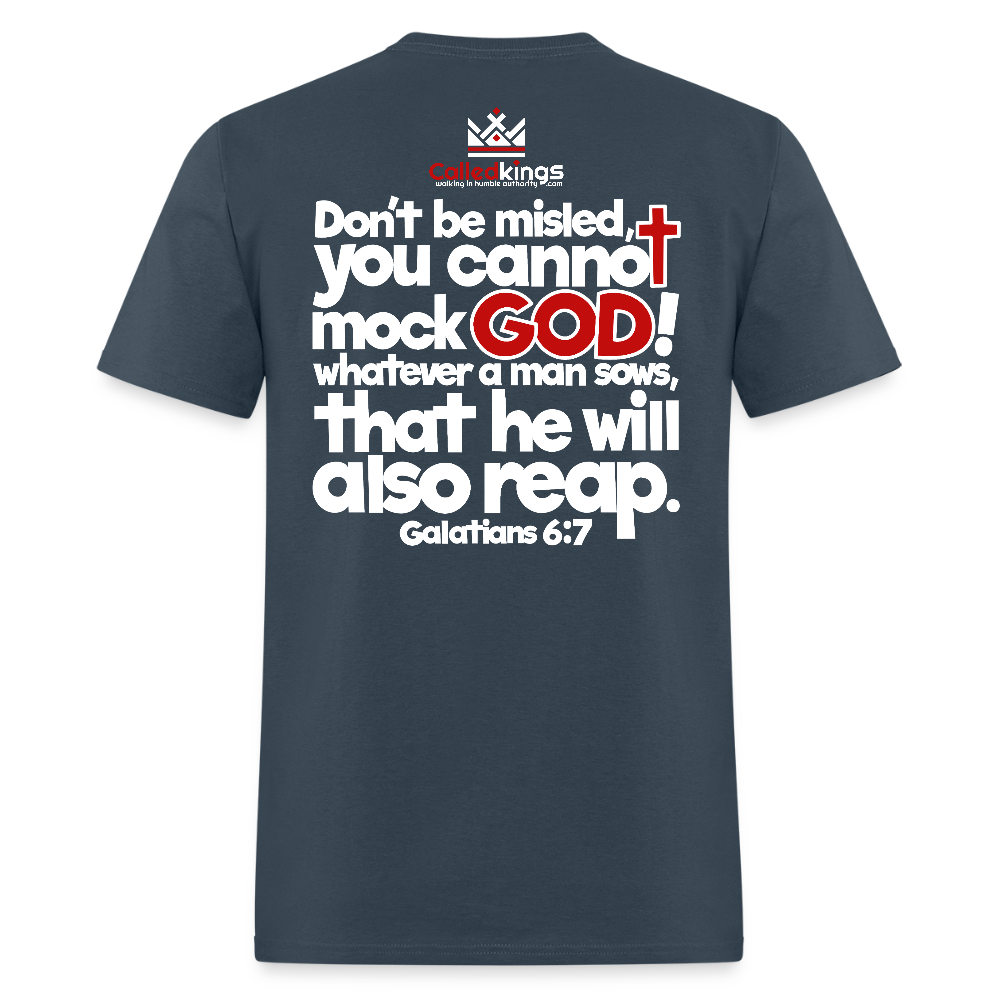 God Will Not Be Mocked -  blue dusk