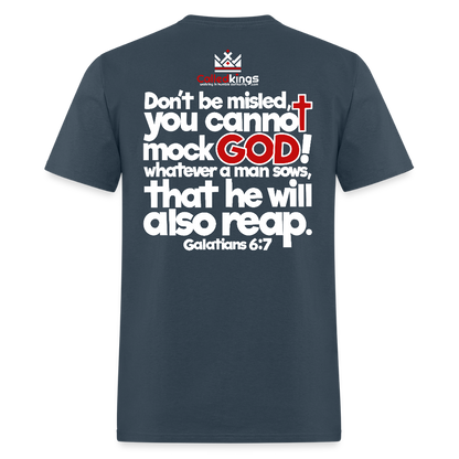 God Will Not Be Mocked -  blue dusk