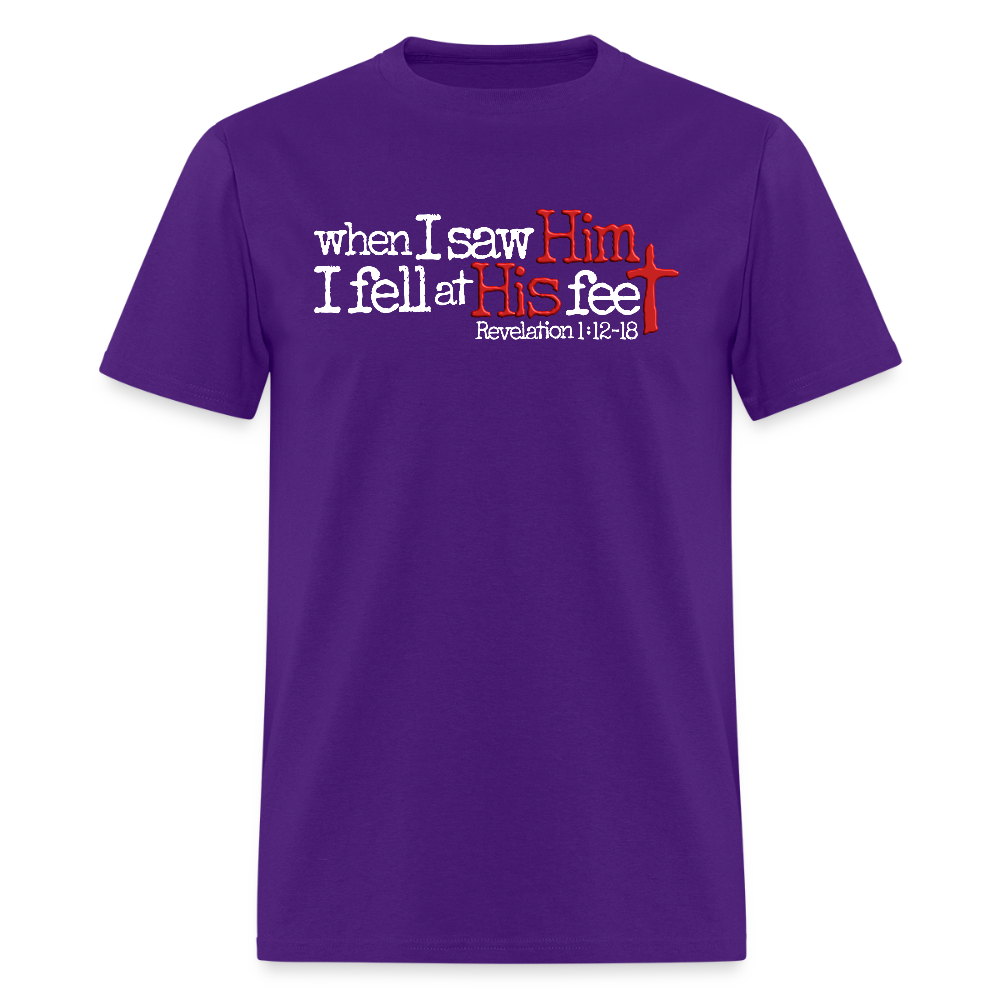 I Fell at His Feet - purple