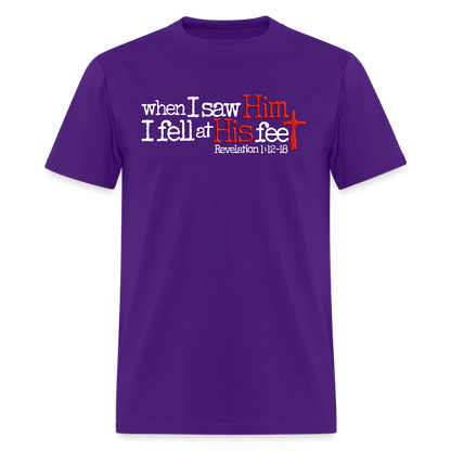 I Fell at His Feet - purple