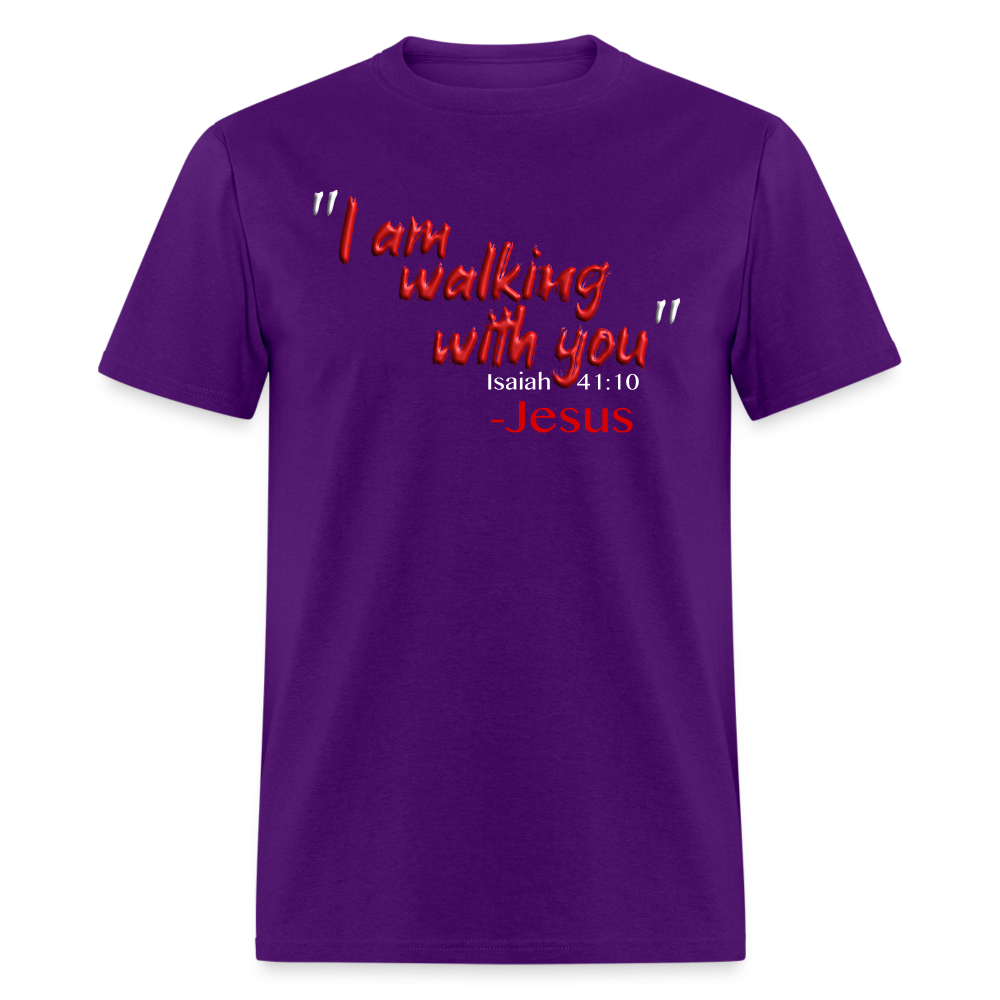I Am Walking With You - purple