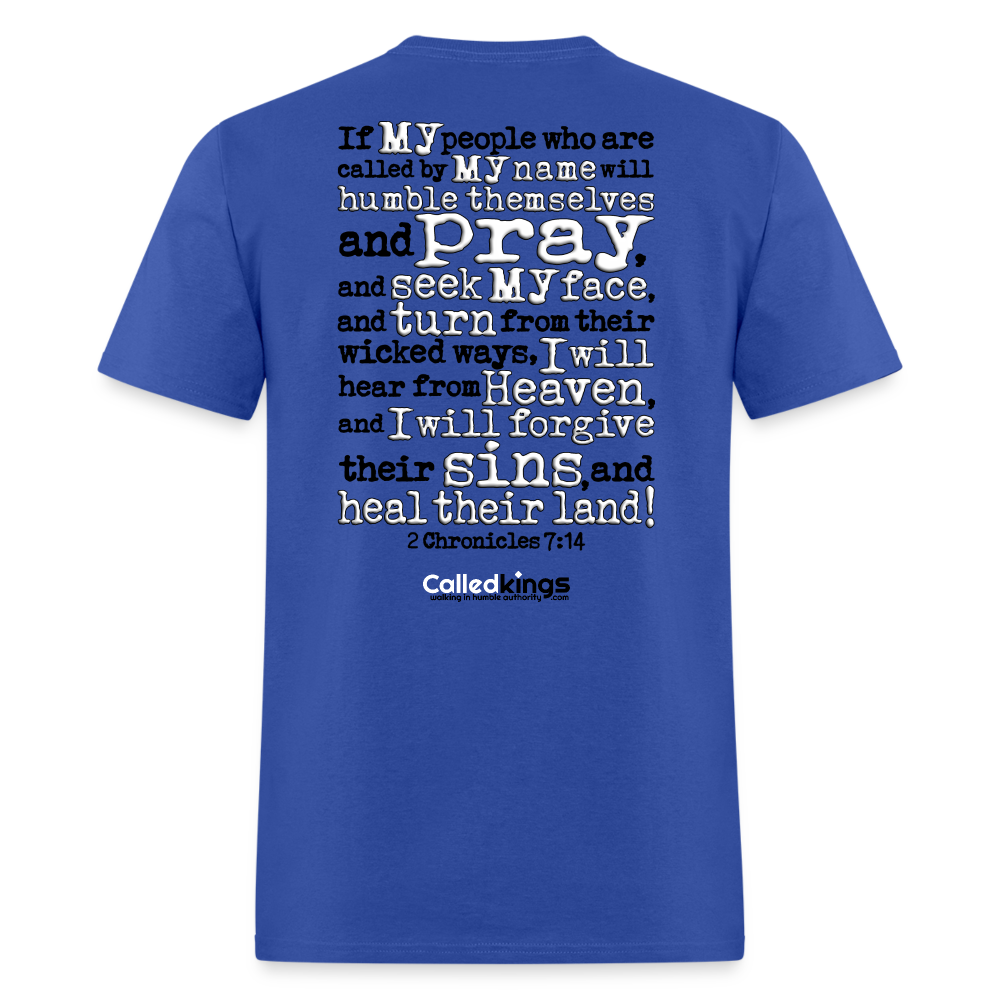 Heal Our Land - royal blue