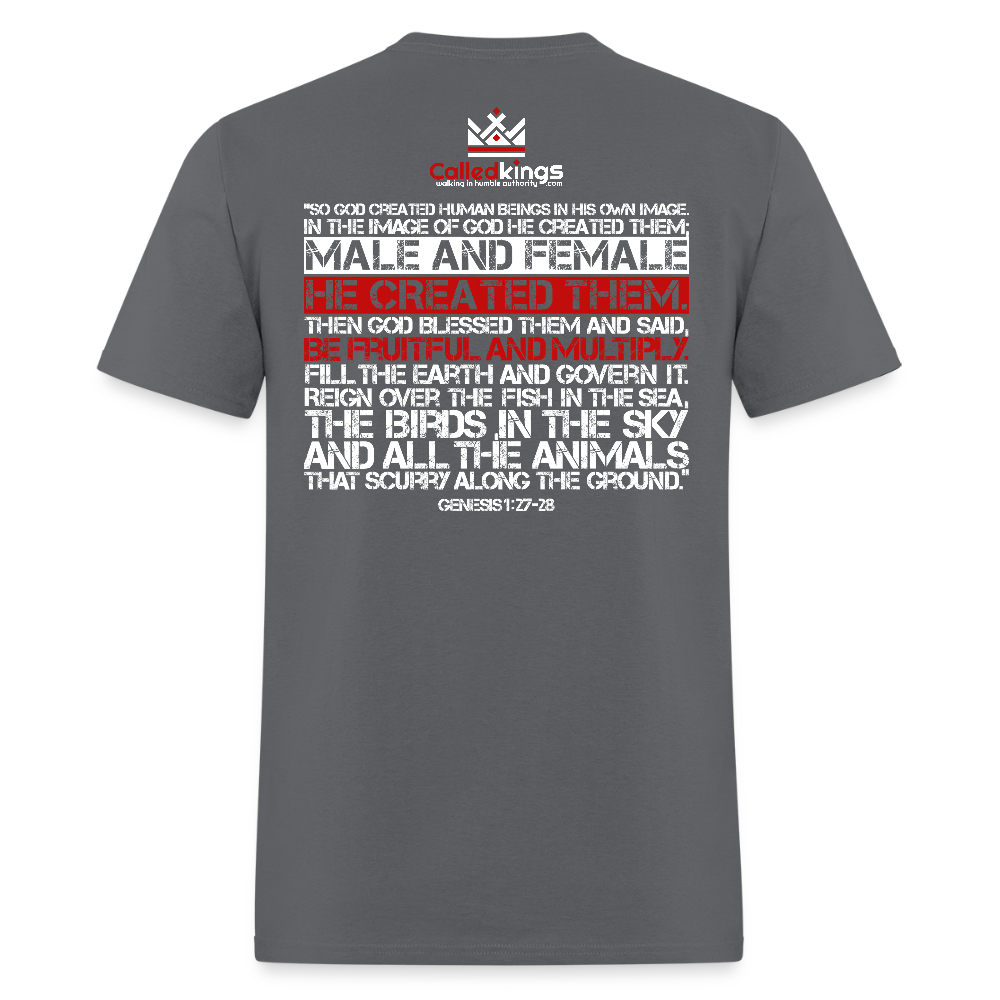 Man Made 4 Kingdom Impact - charcoal