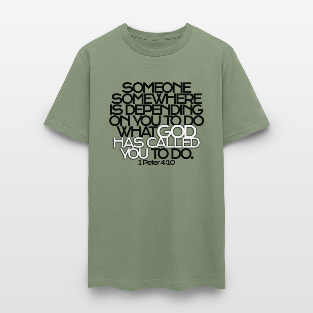 God Has Called You - military green