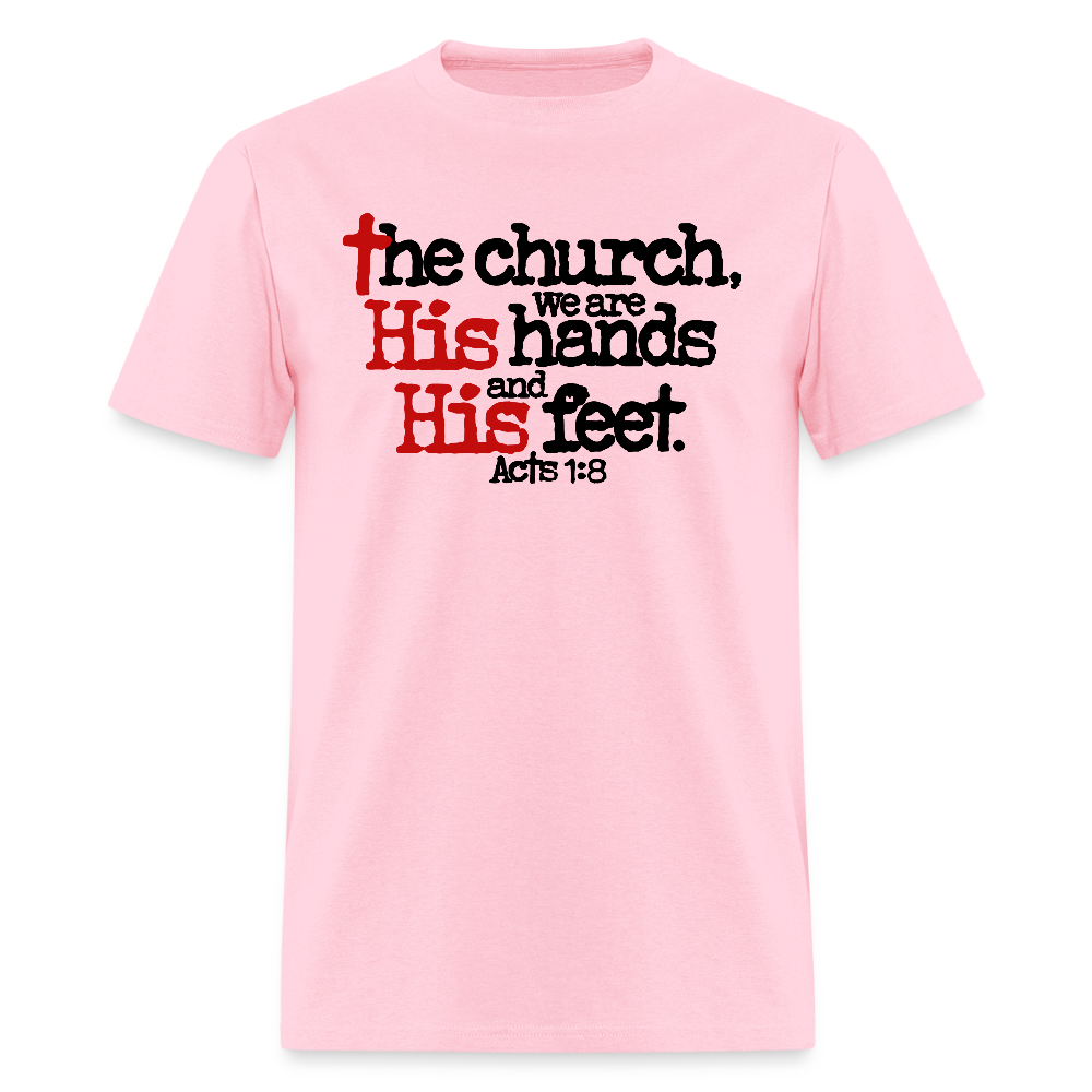 Church His Hands His Feet - pink