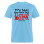 Another Day I Love You More - aquatic blue