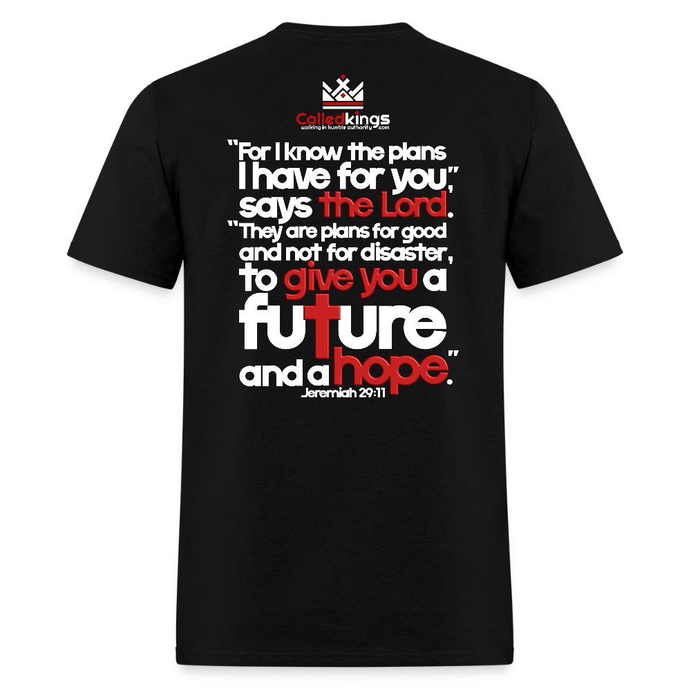 He Knows Expect Victory - black