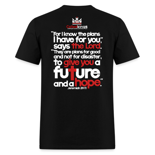 He Knows Expect Victory - black