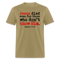 Jesus Died Even for Those Who Don't Know Him - khaki