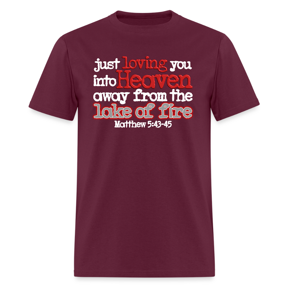 Loving You Into Heaven - burgundy