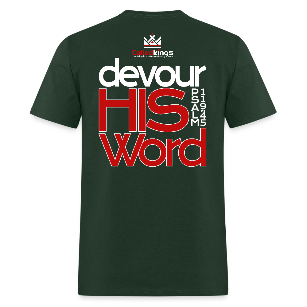 WTBSF? Devour His Word - forest green