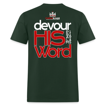 WTBSF? Devour His Word - forest green