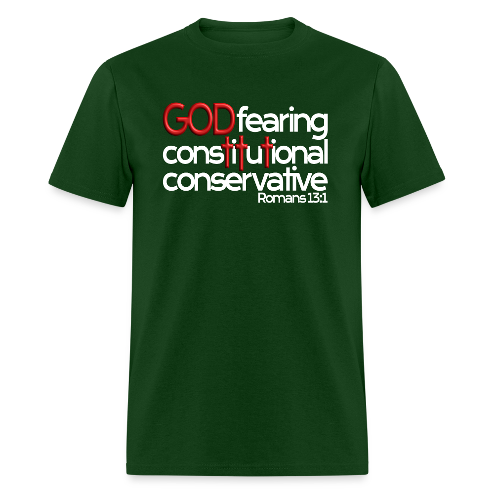 God Fearing Constitutional Conservative - forest green