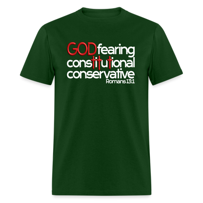 God Fearing Constitutional Conservative - forest green