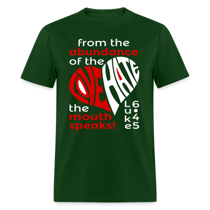 Abundance of Heart - forest green
