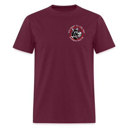 Balaam's Donkey - burgundy