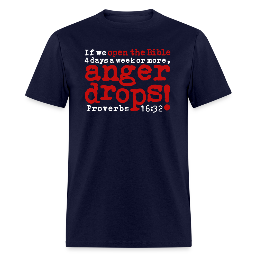 Open Bible Anger Drops - navy
