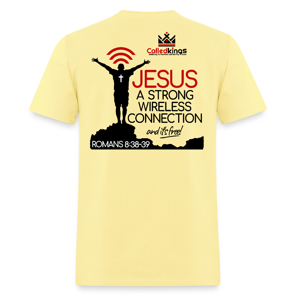 Jesus Strong Wireless Connection - cornsilk