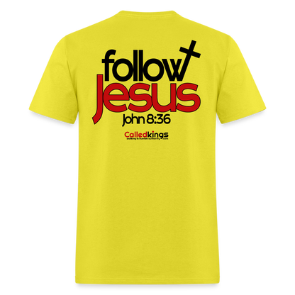 WTBSF? Follow Jesus - yellow