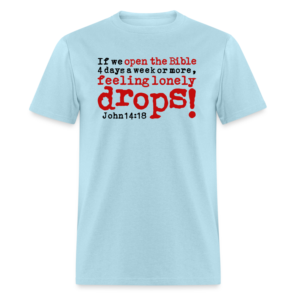 Open Bible Lonely Drops - powder blue