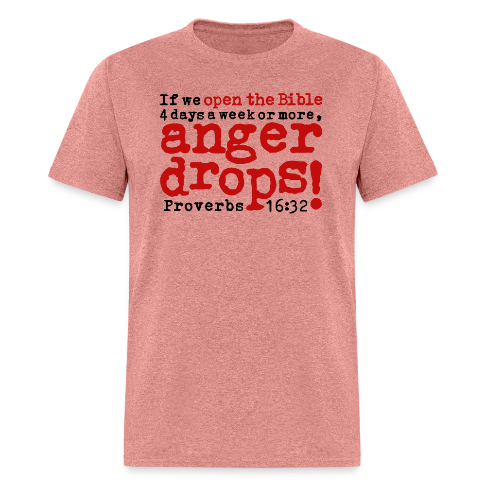 Open Bible Anger Drops - heather mauve