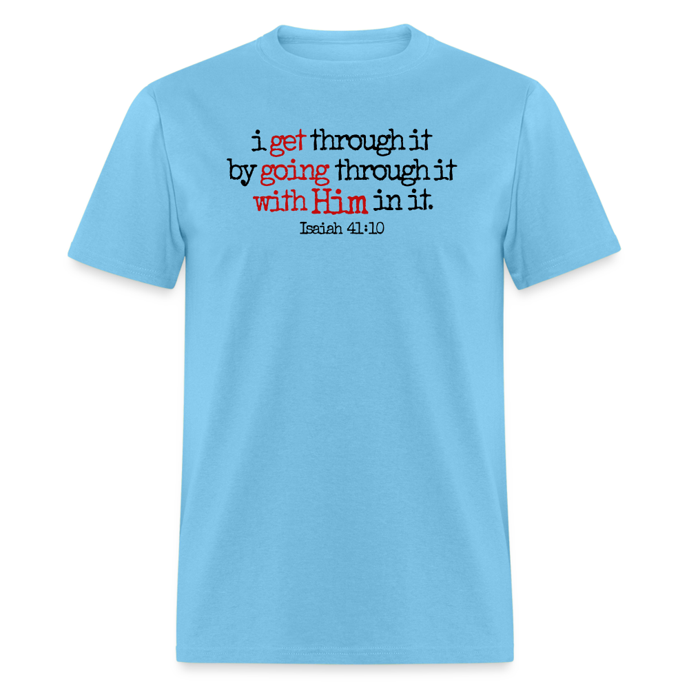 Get Going With Him - aquatic blue
