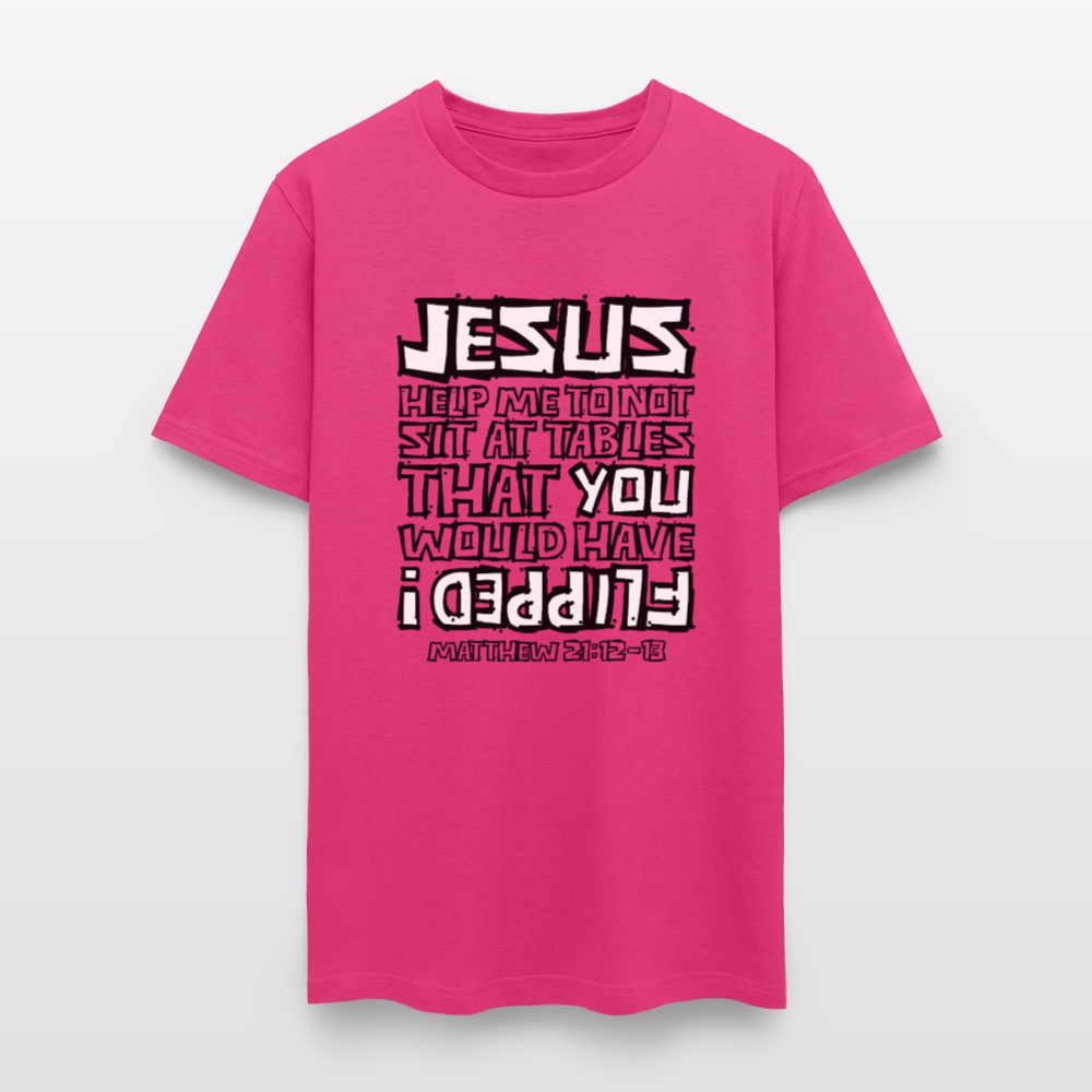 Jesus Flipped - fuchsia