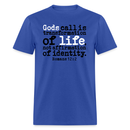 Transformation Of Life - royal blue