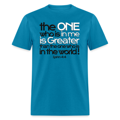 One In Me Is Greater - turquoise