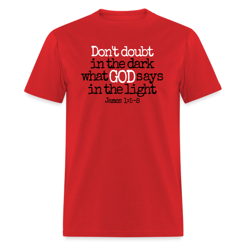 Don't Doubt God - red