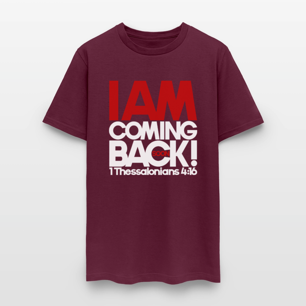 I Am Coming Back - burgundy