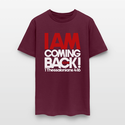 I Am Coming Back - burgundy