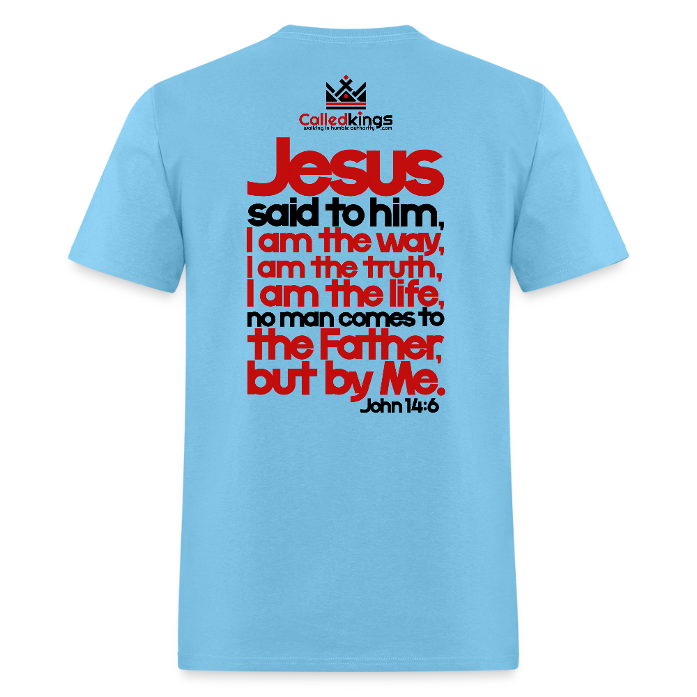 Jesus Is the Answer - aquatic blue