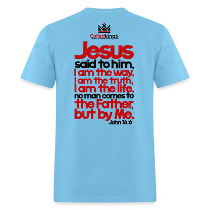 Jesus Is the Answer - aquatic blue