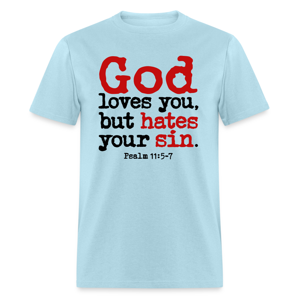 God Hates Sin - powder blue