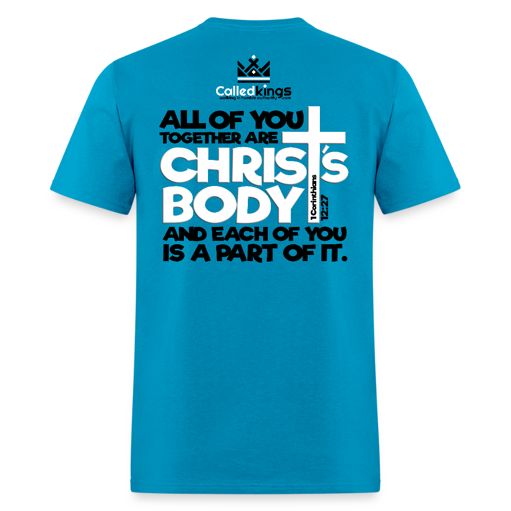 His Body His Choice - turquoise