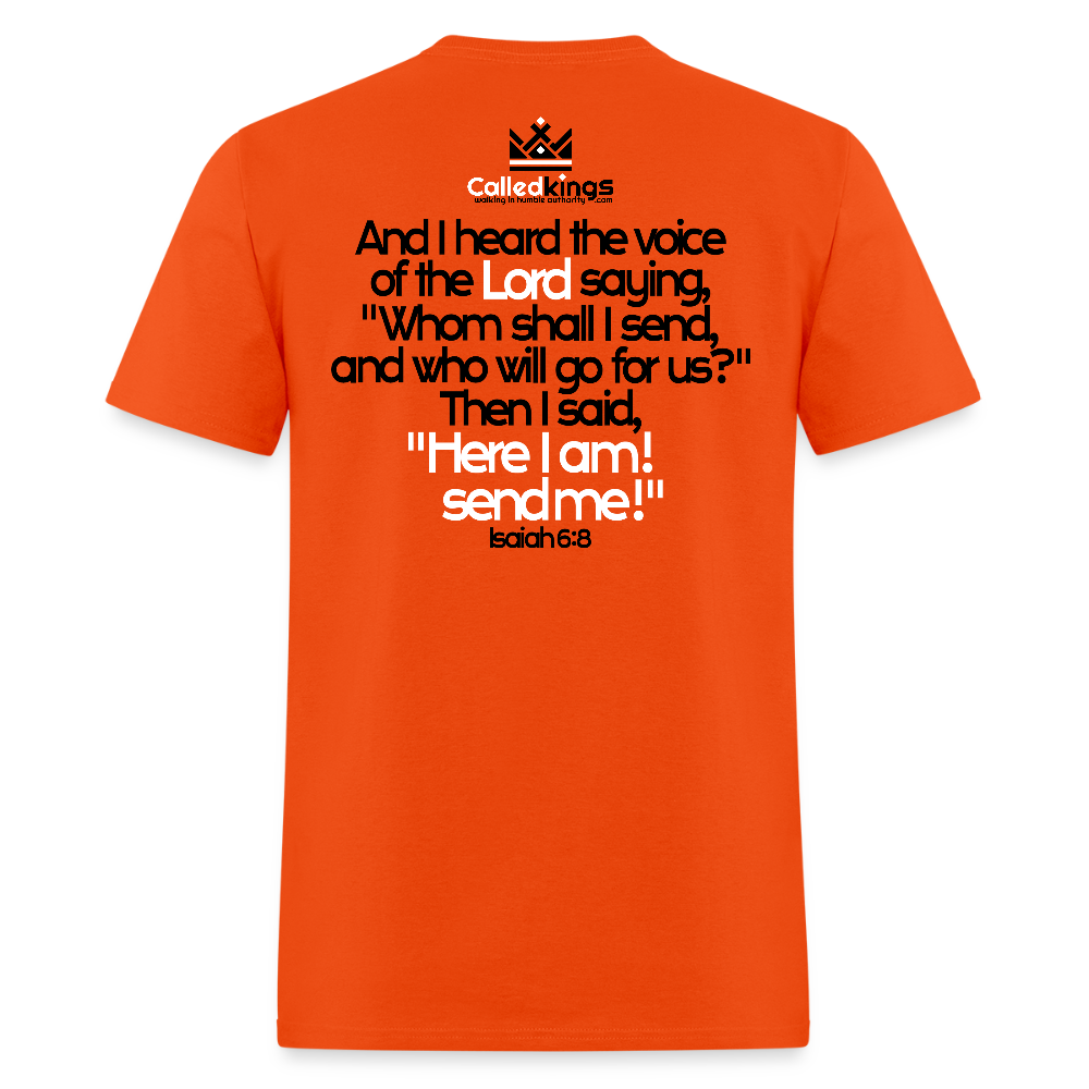 Here I am, send me - orange