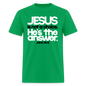 Jesus Is the Answer - bright green