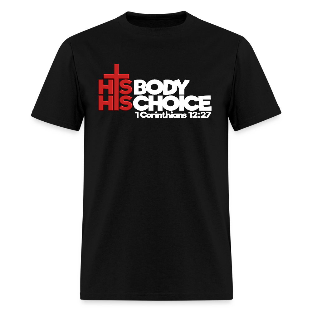 His Body His Choice - black