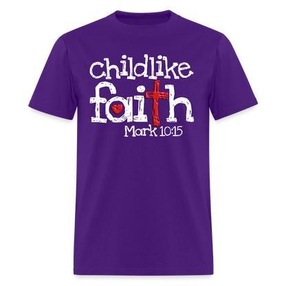Childlike Faith - purple