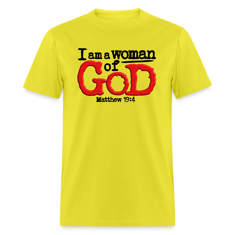 I Am a Woman of God - yellow