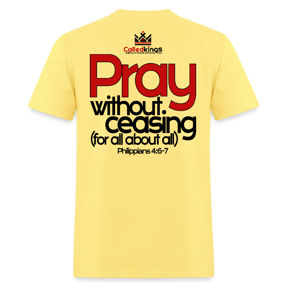 WTBSF? Pray Without Ceasing - cornsilk