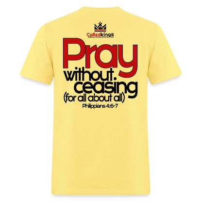 WTBSF? Pray Without Ceasing - cornsilk
