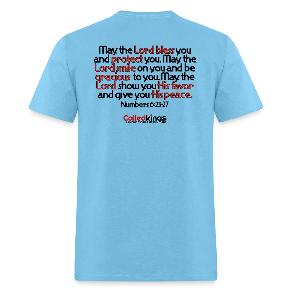 The Lord Give You Peace - aquatic blue