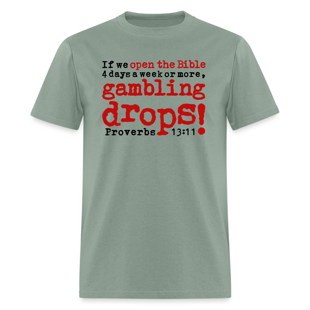 Open Bible Gambling Drops - sage