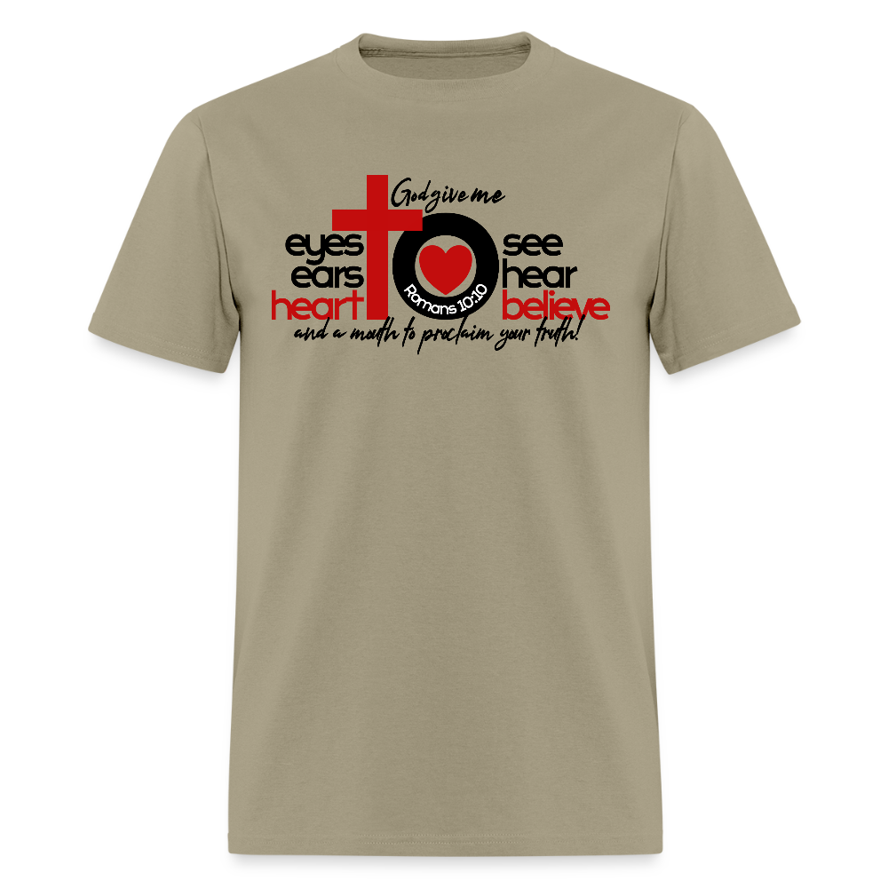 Eyes Ears Heart - khaki