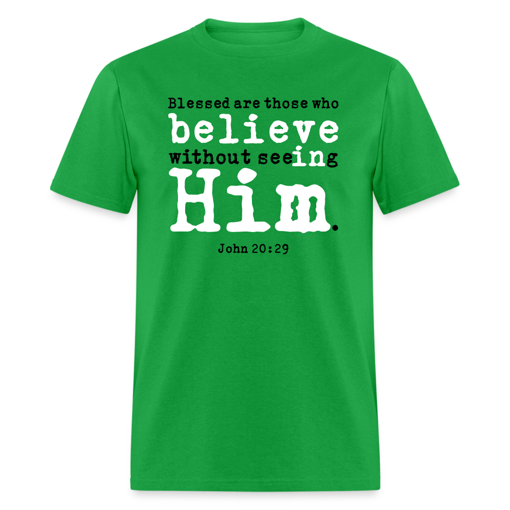 Believe in Him - bright green
