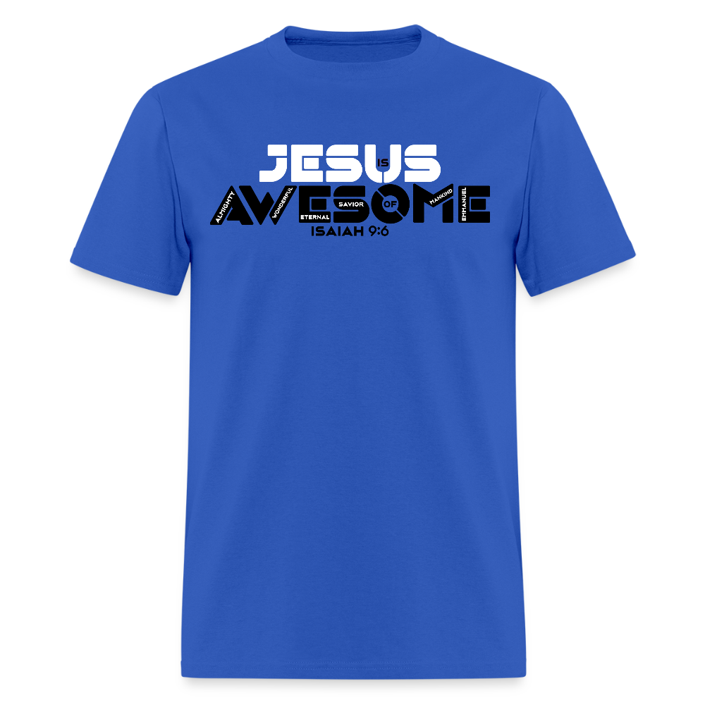 Jesus is Awesome - royal blue