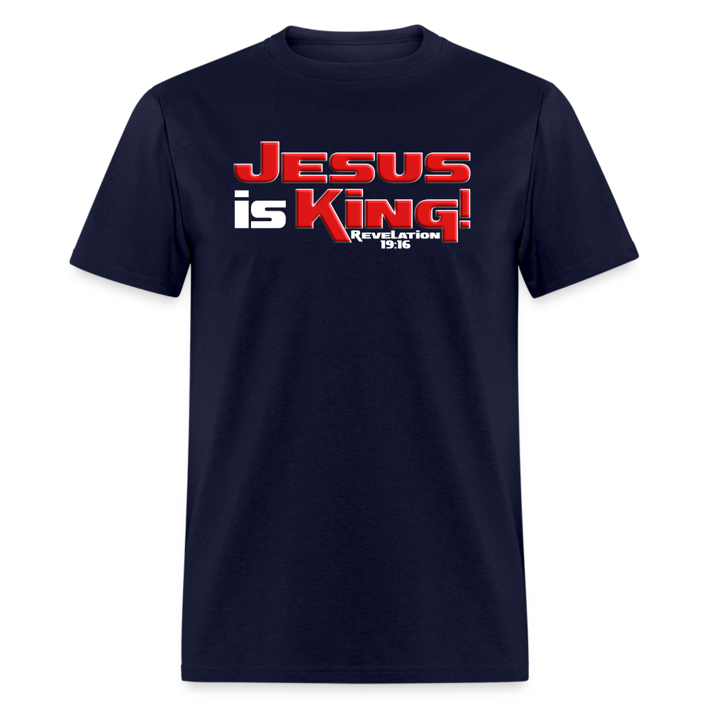 Jesus is King - navy