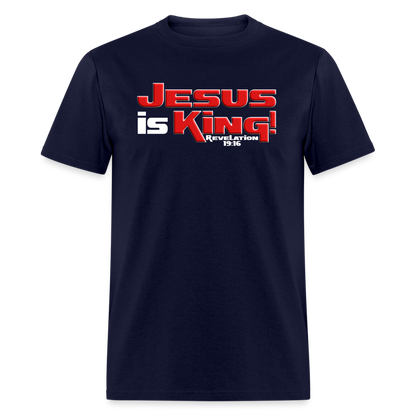 Jesus is King - navy
